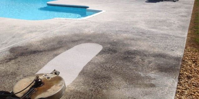 Concrete Patio & Pool Deck Cleaning
