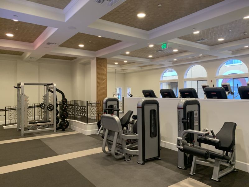 Palazzo West gym MTL Construction 