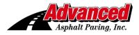 Logo of Advanced Asphalt Paving, Inc.