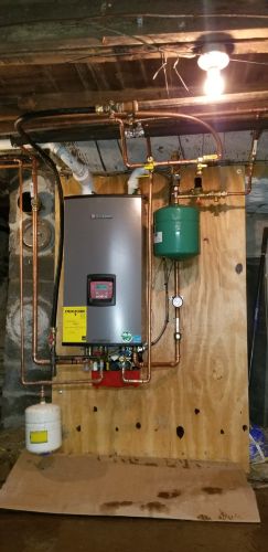 Tankless combination boiler installation by in PHILADELPHIA, PA | ProView