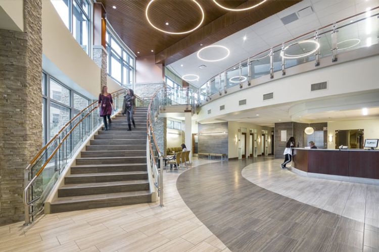 Southwest Memorial Hospital Patient Wing and Lobby