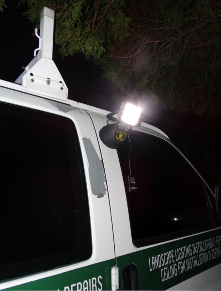 Stick to Vehicles - SiteLites Magnetic Work Light