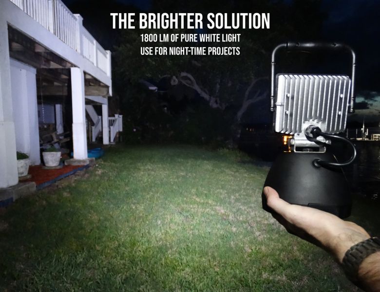 Great Light Coverage - SiteLites Magnetic Work Light