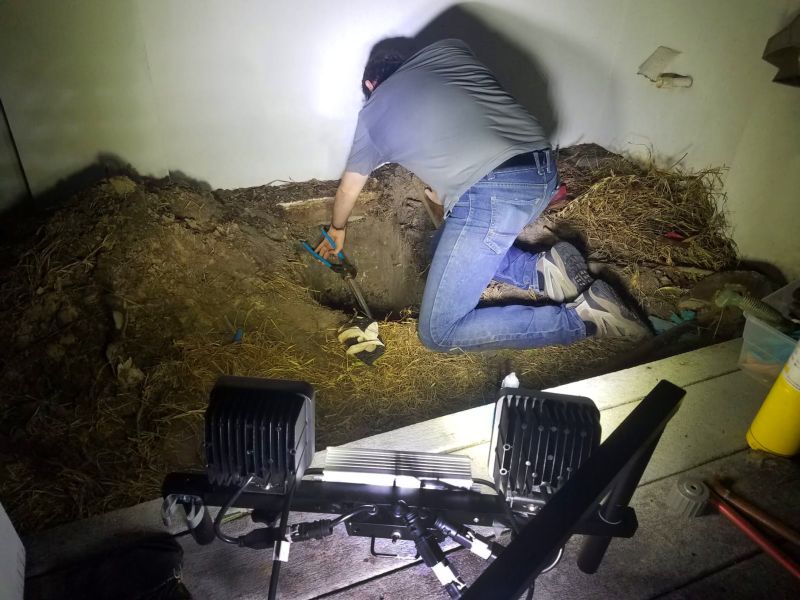 Pipe Repair - SiteLites Floor Work Light