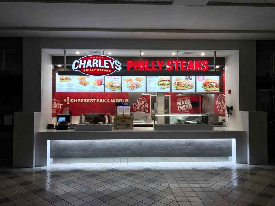 Charley's Philly steaks at fashion valley mall in San Diego