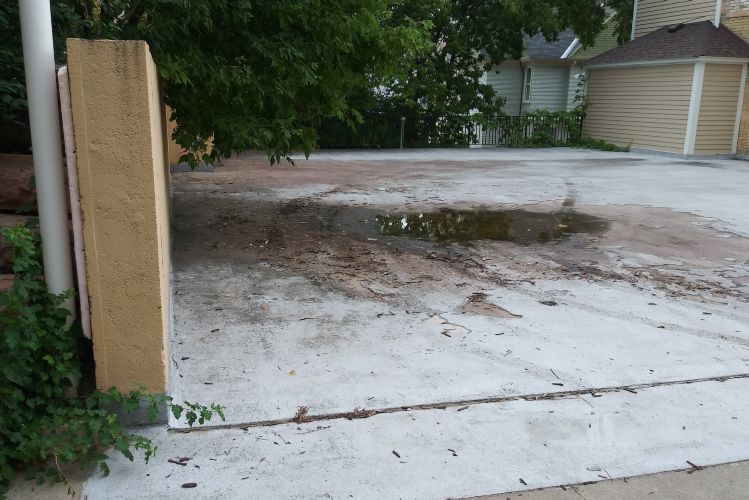 Parking Deck Elastomeric Coating Removal