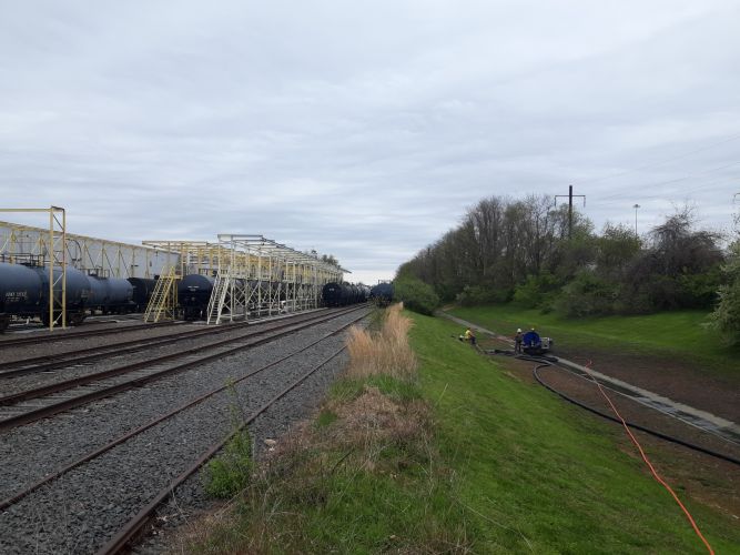 STORM SEWER CLEANING-EASMENT JETTING & TELEVISING