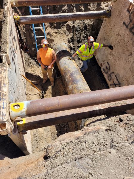24" Cut-in Mainline Pipe