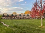 Yard Leveling, Boulder Wall, and New Landscaping