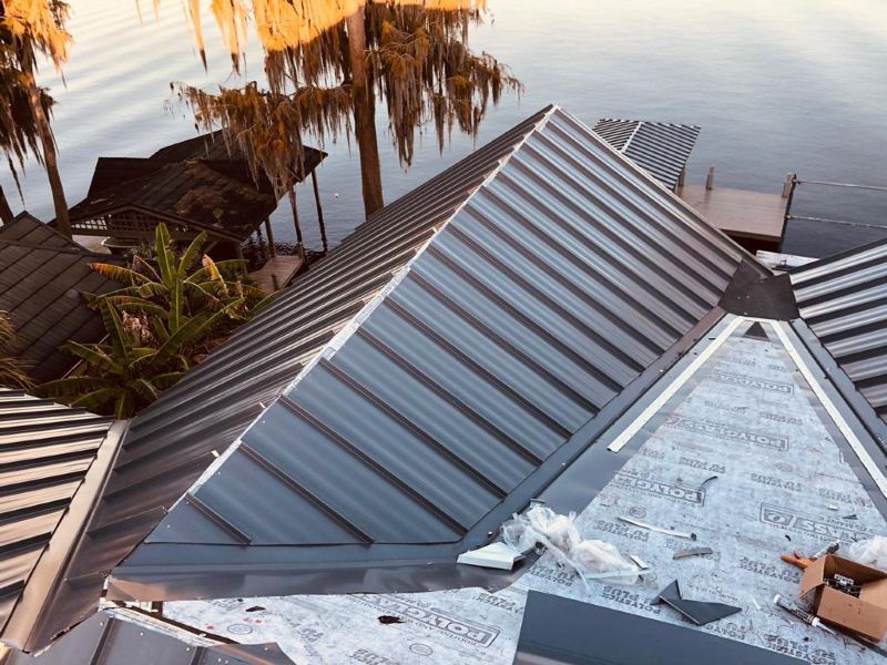 Metal, tile, shingle roofing