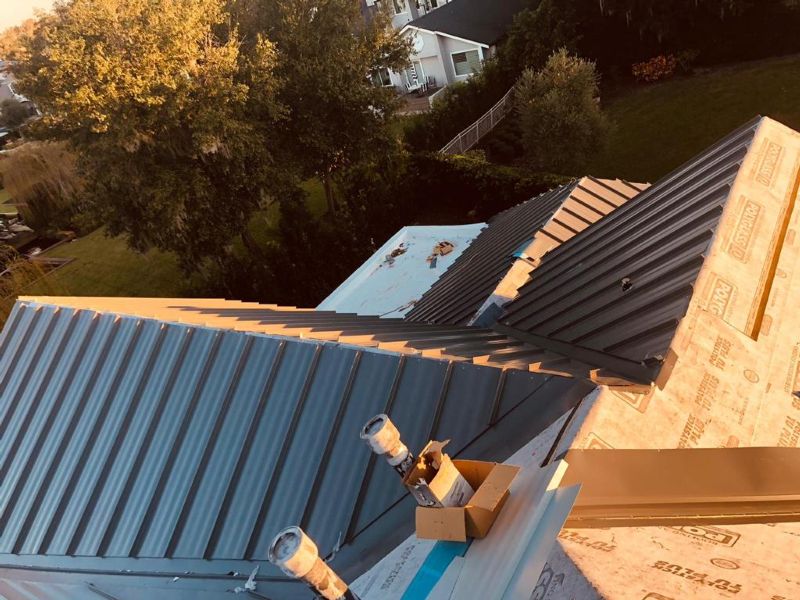 Metal, tile, shingle roofing