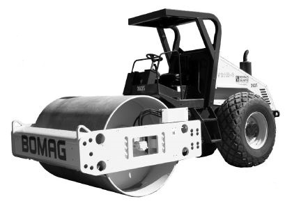 25 Ton Smooth Drum Roller 