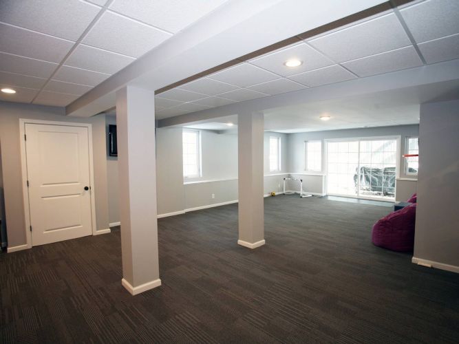 Custom Finished Basement with A Hidden Secret