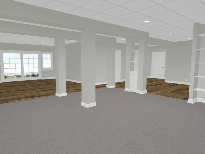 Custom Finished Basement with A Hidden Secret