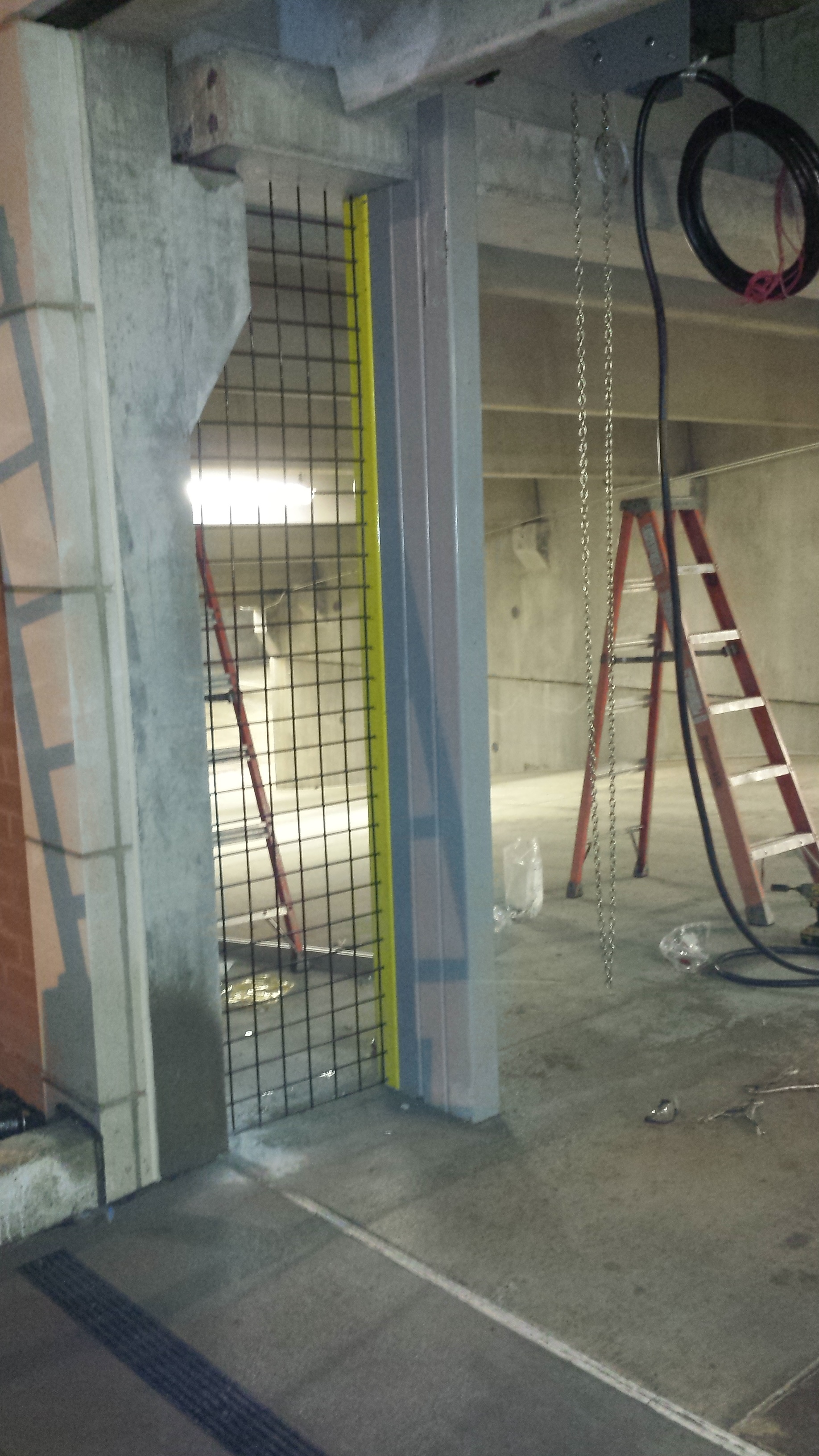 Grille and additional work