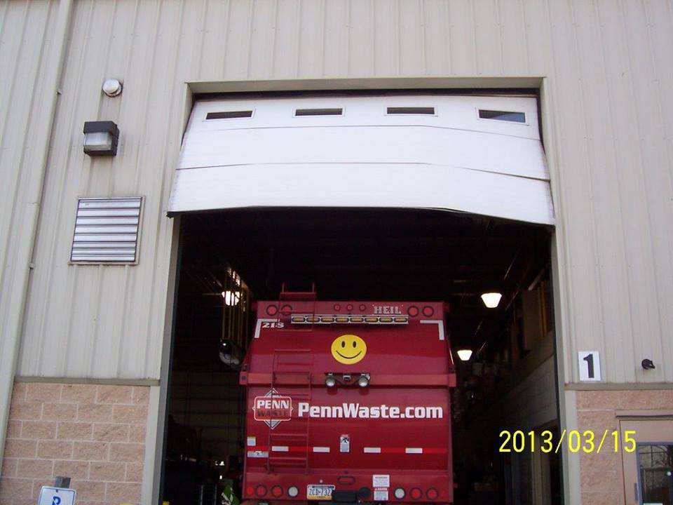 Penn waste Repair to existing bay door