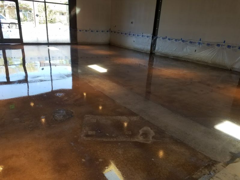 Acrylic sealed Concrete