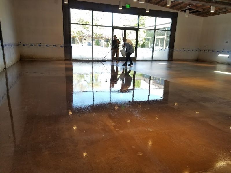Acrylic sealed Concrete