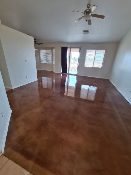 Acrylic sealed Concrete