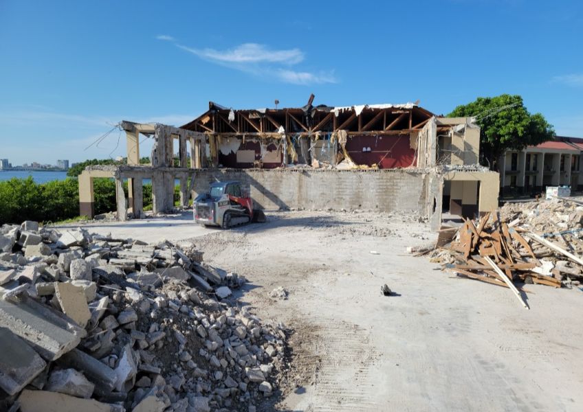 Hurricane Damaged Motel Demo