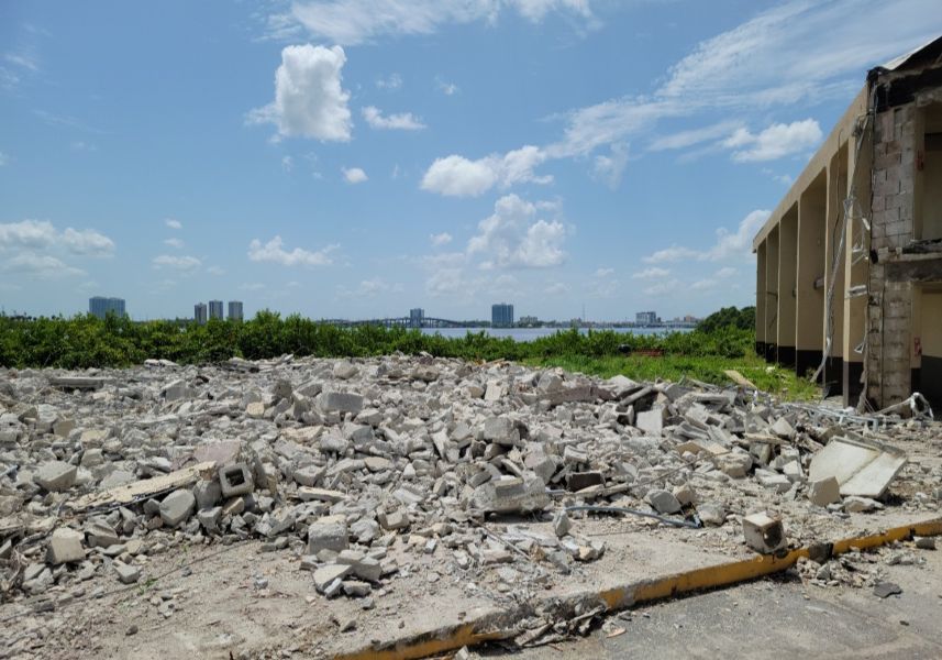Hurricane Damaged Motel Demo
