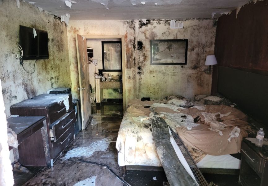 Hurricane Damaged Motel Demo