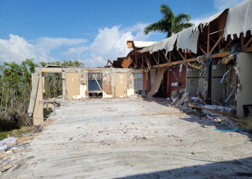 Hurricane Damaged Motel Demo