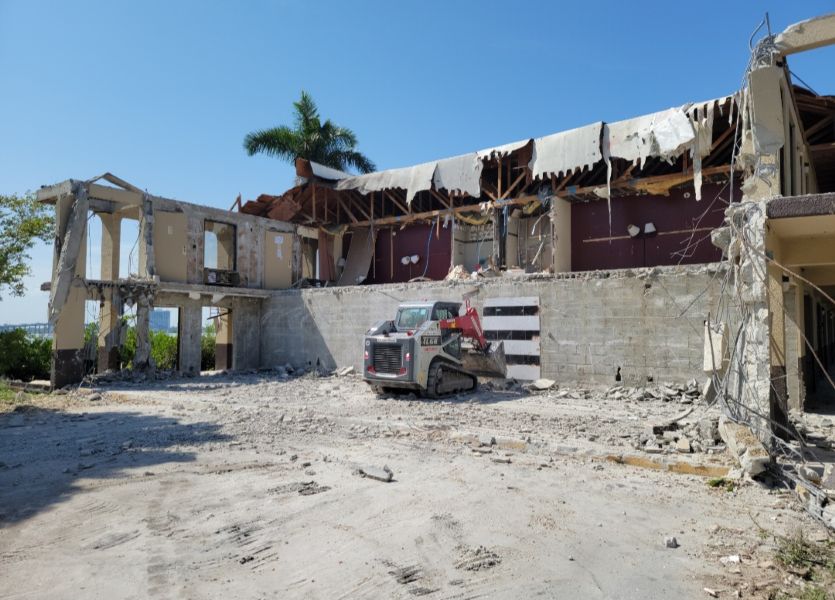 Hurricane Damaged Motel Demo