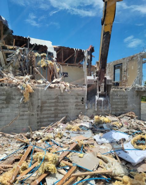 Hurricane Damaged Motel Demo