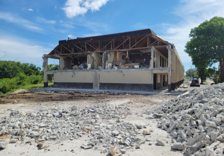 Hurricane Damaged Motel Demo