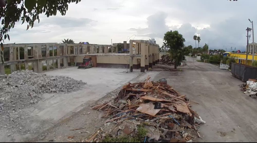 Hurricane Damaged Motel Demo