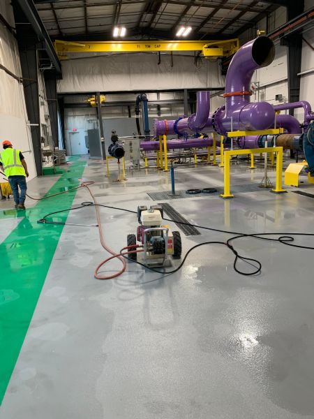 Flow control Floway Pumps post construction cleaning 