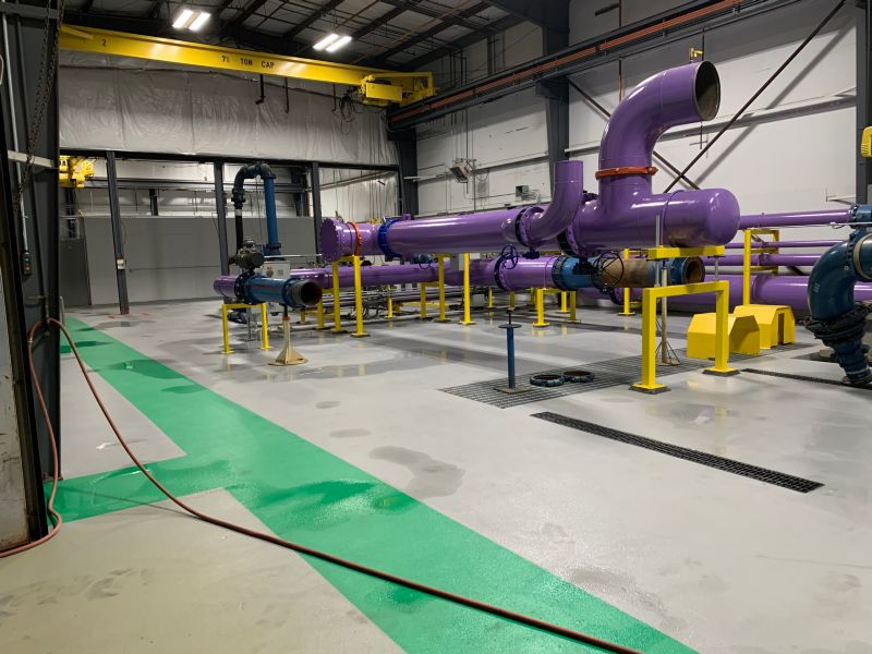 Flow control Floway Pumps post construction cleaning 