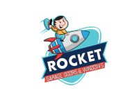 Logo of Rocket Garage Doors