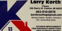 Logo of Korth Roofing
