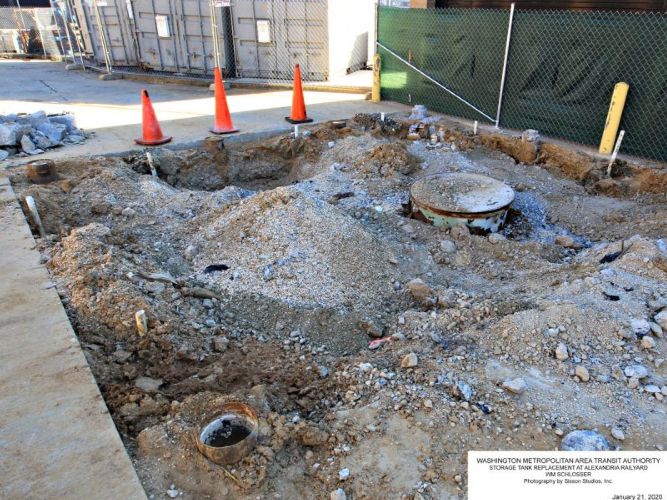 Storage Tank Replacement at The Alexandria Rail Yard