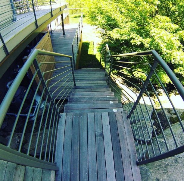 Deck Railings and Gates, Brush Island Rd. Darien