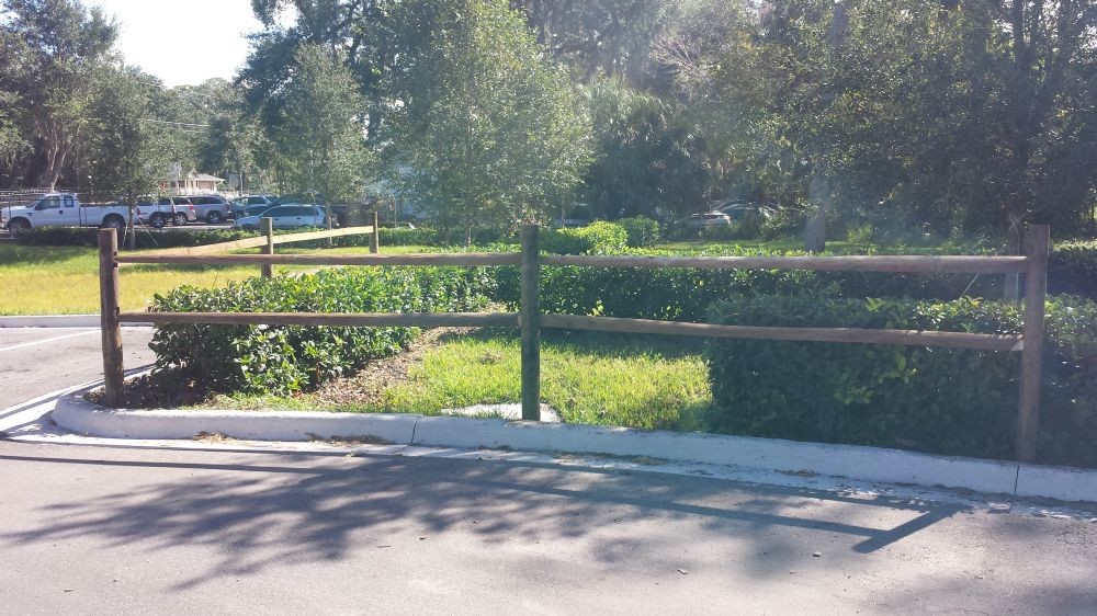 Split Rail Wood Fence