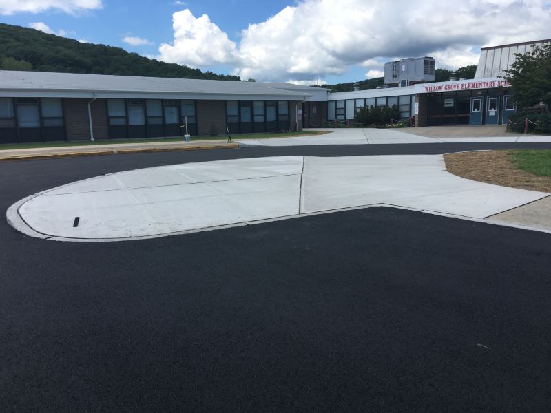 Willow Grove Elementary School Parking Lot, Curbs & Sidewalks Replacement_2016