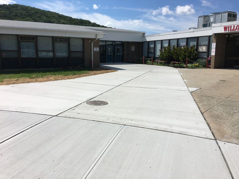 Willow Grove Elementary School Parking Lot, Curbs & Sidewalks Replacement_2016