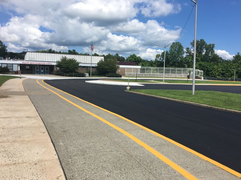 Willow Grove Elementary School Parking Lot, Curbs & Sidewalks Replacement_2016