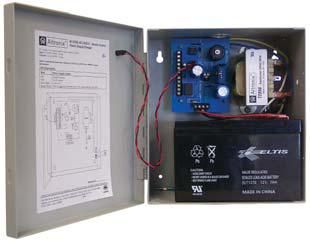 2 PTC OUTPUT POWER SUPPLY/CHARGER W/FIRE ALARM DISCONNECT