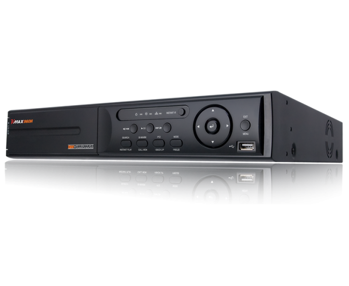 Real-Time Resolution DVR w/ front panel buttons 