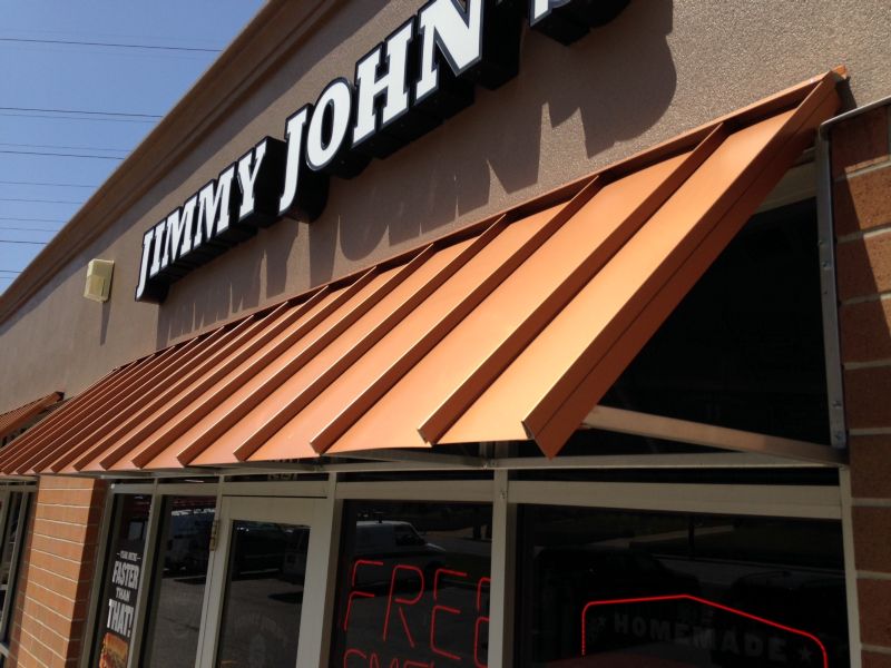 Standing Seam Awnings