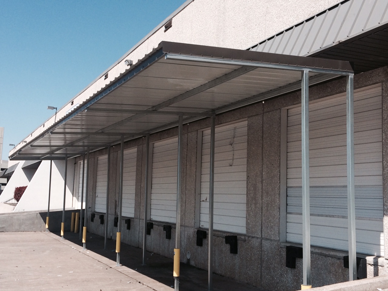 American Construction of Texas Metal Cantilevered Carports Image
