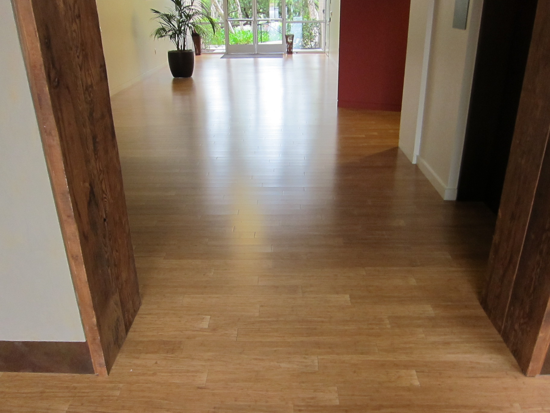 Bamboo floor installed at Moore Foundation