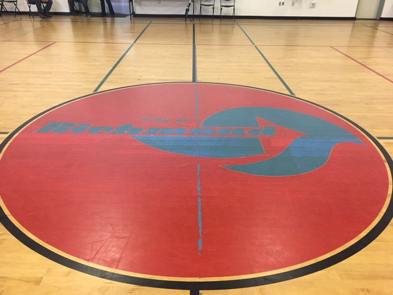 City of Richmond before sanding