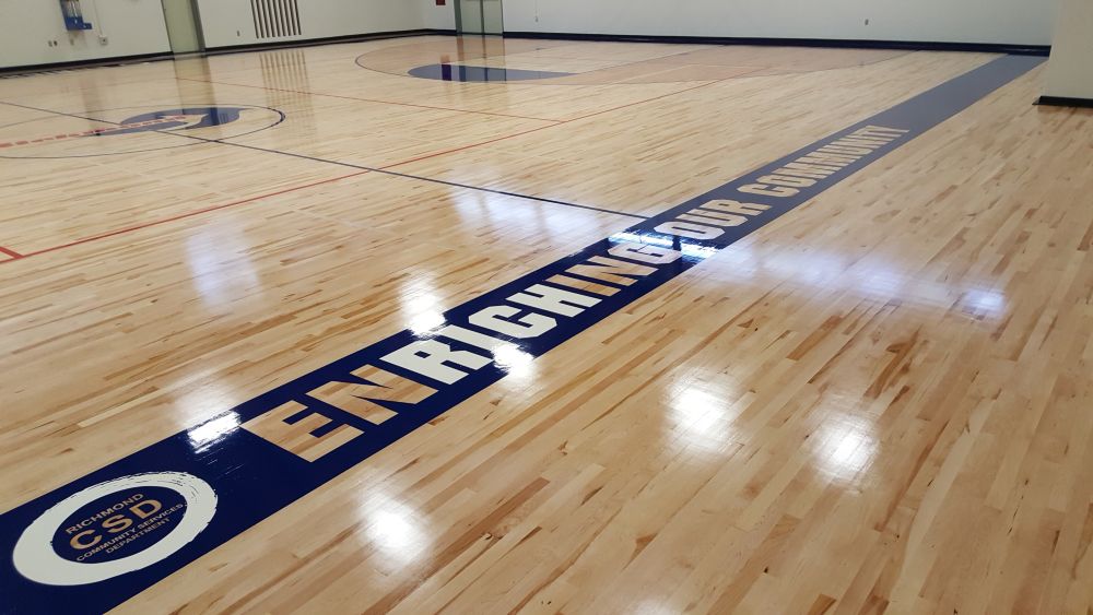 City of Richmond sanded and finished