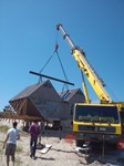 100 Ton Grove Moving An Historical House With A Pipe Spreader Bar