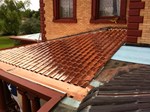 Hand Made copper roofing.